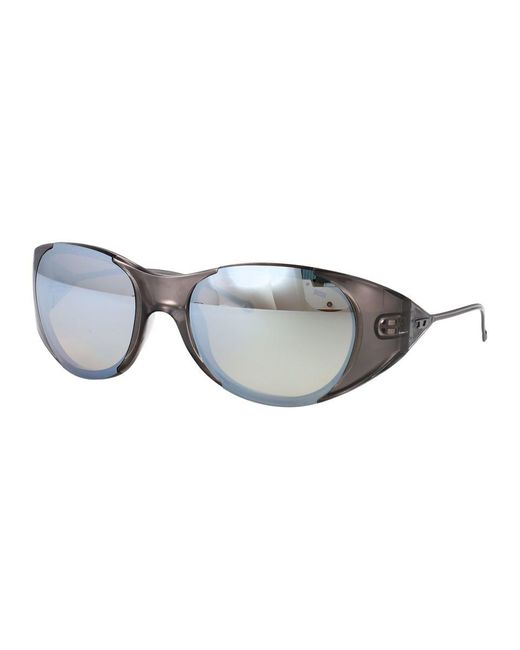 Chic Pink Sunglasses With Oversized Round Purple Lenses In A Flat Cartoon Style