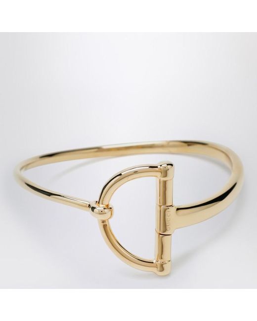 Gucci Metallic Necklace With Half Horsebit