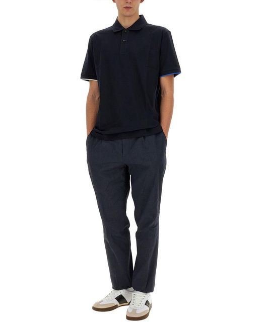 Boss Black Cotton Polo for men