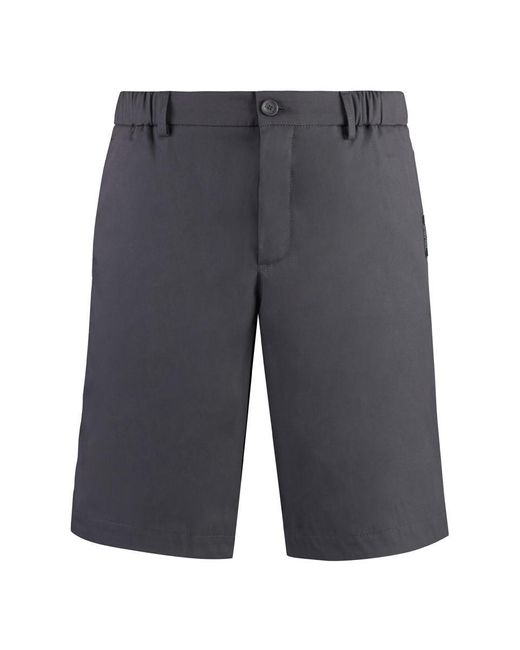 Boss Gray Cotton Bermuda Shorts for men