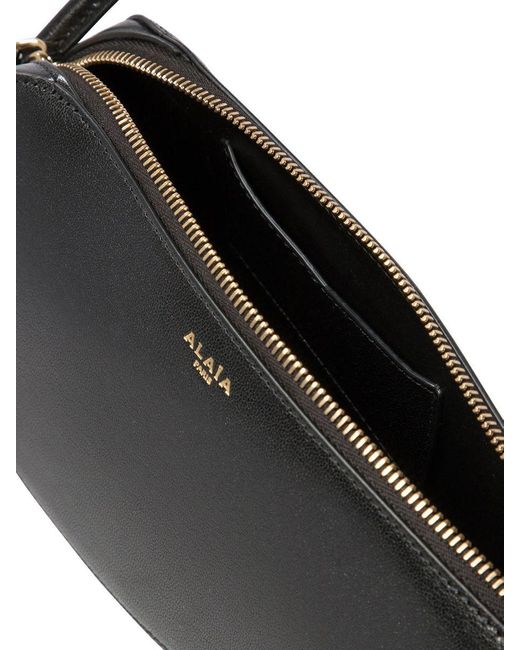 Alaïa Black "le Demi-cœur" Shoulder Bag