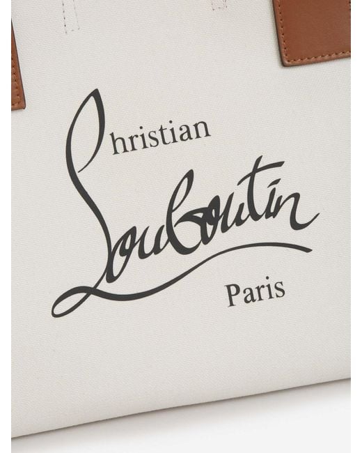 Christian Louboutin White Nastroloubi Tote Bag