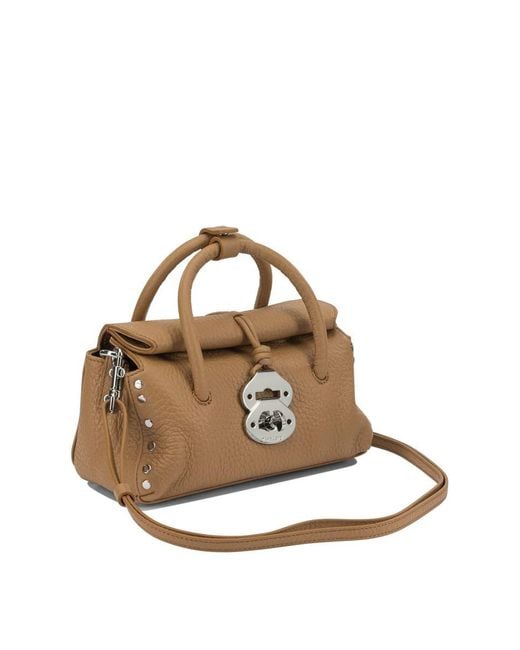 Zanellato Metallic "Dotta" Handbag