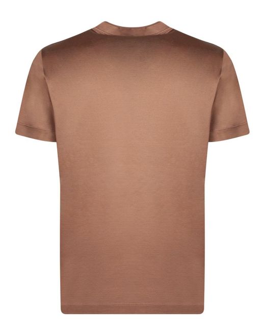 Canali Brown T-Shirts for men