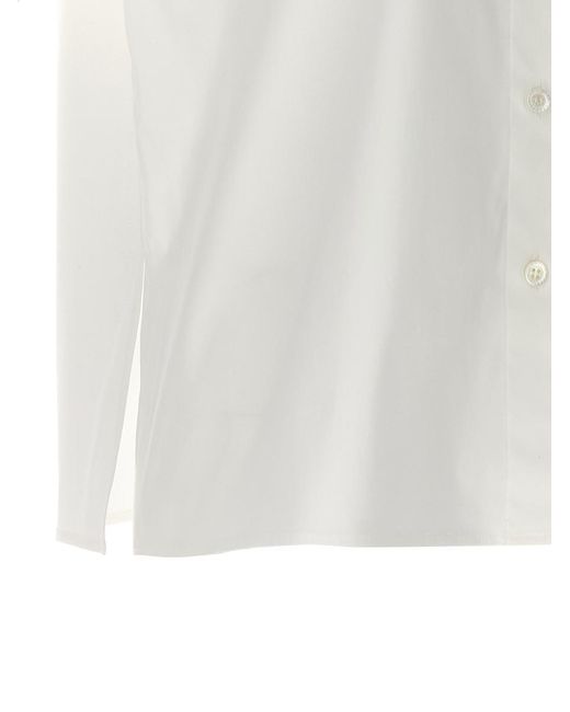Carolina Herrera White Short Sleeve Shirt