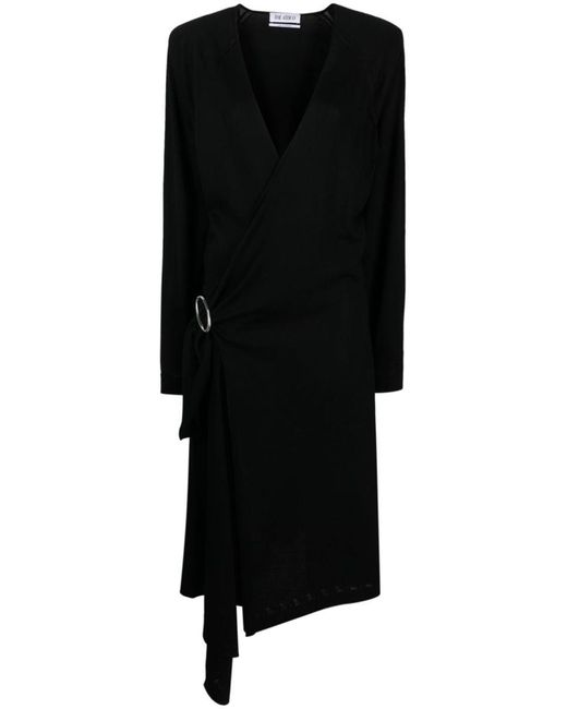 The Attico Black Dress With Long Sleeves