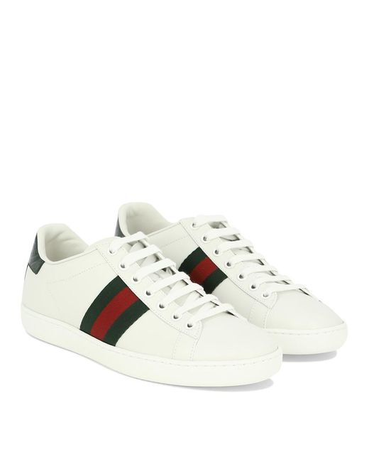 Gucci White "Ace" Sneakers