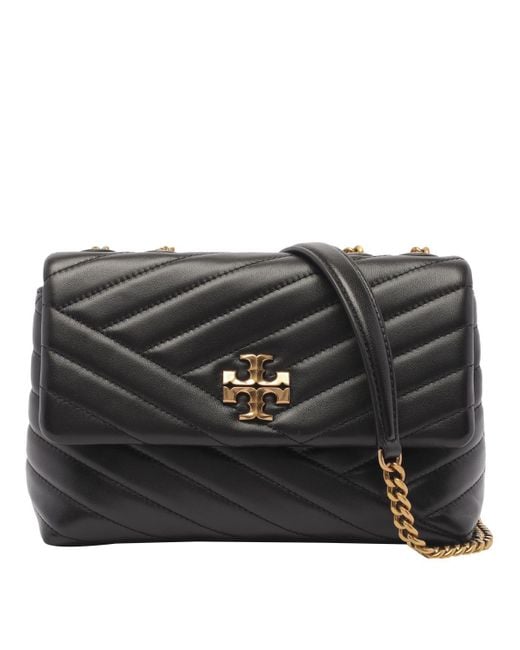 Tory Burch Black Kira Small Leather Shoulder Bag
