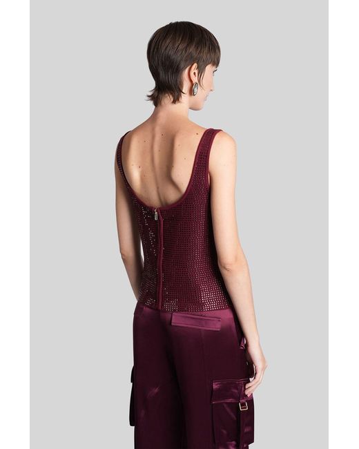 retroféte Red Marzia Topwear