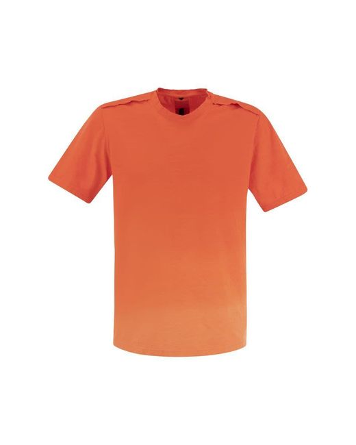 Premiata Orange Cotton T-shirt With Logo for men