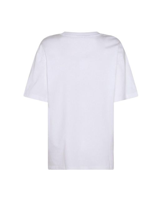 Ganni White Cruie T-Shirt