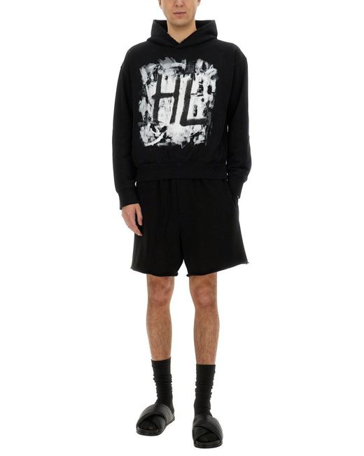 Helmut Lang Black Scribble" Sweatshirt for men