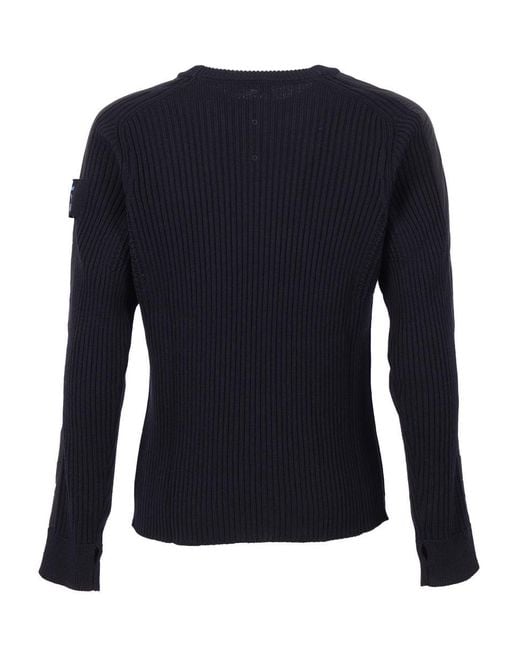 Premiata Blue Girocoll for men