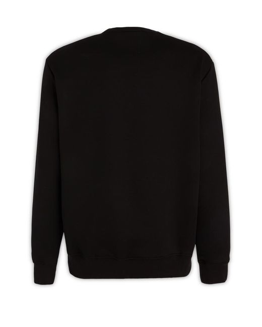 Alexander McQueen Black Embellished Logo Crewneck Sweatshirt for men