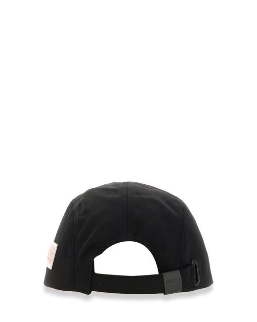 KENZO Black Jungle Baseball Hat for men