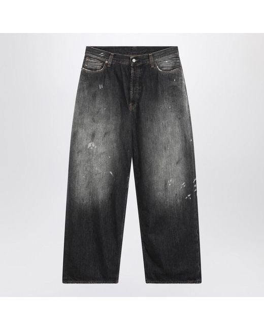 Acne Gray Distressed Effect Jeans for men