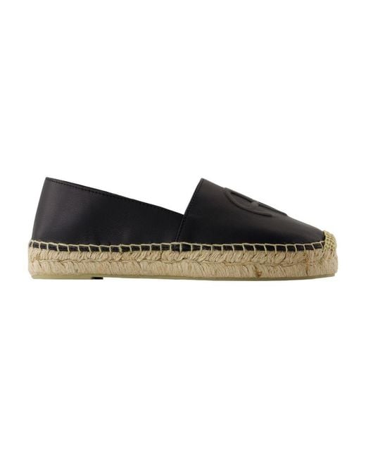 Anine Bing Black Paloma Espadrilles Flat Shoes