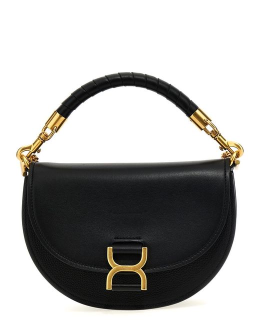 Chloé Black Marcie Hand Bags
