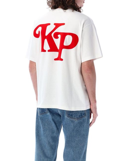 KENZO White Oversize T-Shirt X Verdy for men