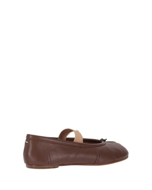 Maison Margiela Brown Ballet Shoe