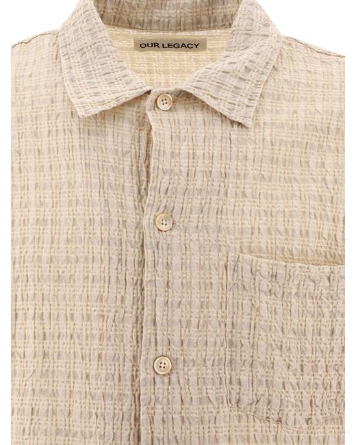 Our Legacy Natural "Box" Shirt for men