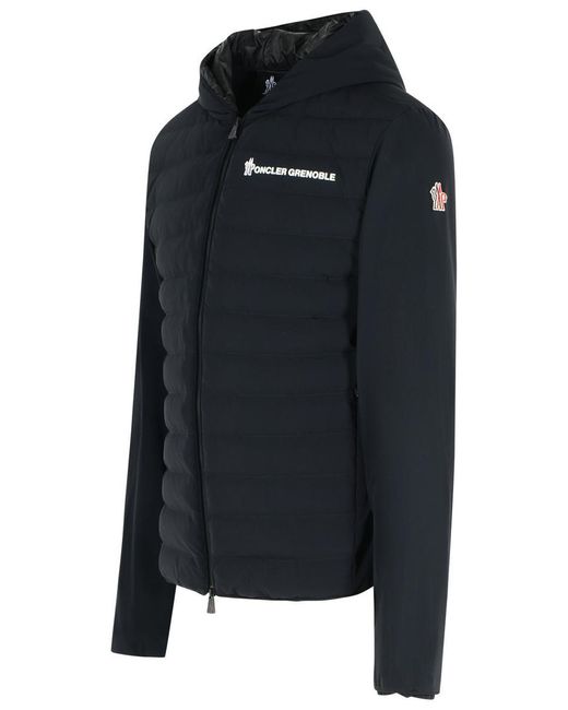 Moncler Black Polyamide Blend Jacket for men