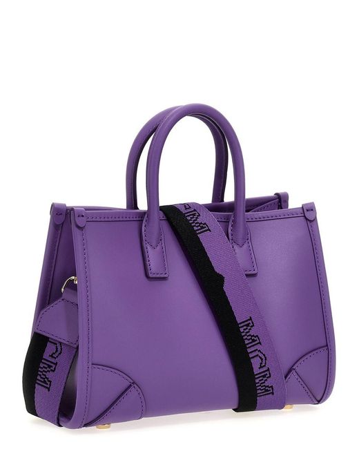 MCM Purple Munchen Tote Bag
