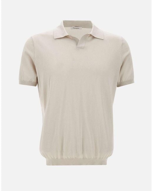 Kangra Cashmere White Kangra T-shirts And Polos for men