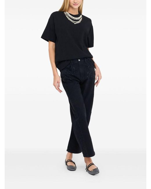 Liu Jo Black T-Shirts And Polos