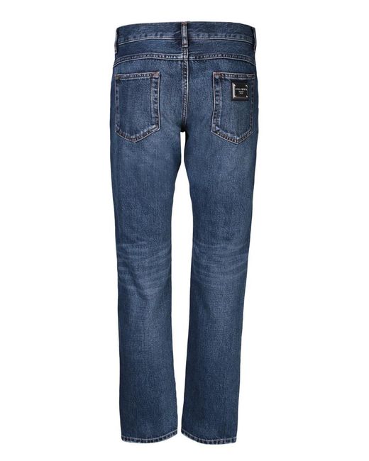 Dolce & Gabbana Slim Fit Blue Jeans for men