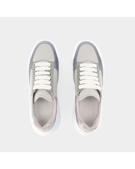 Alexander McQueen White Court Trainers for men