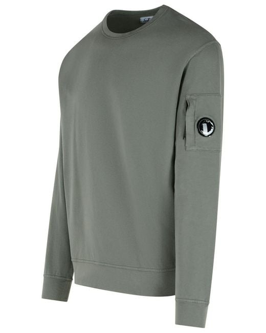 C P Company Gray Cotton Sweatshirt for men
