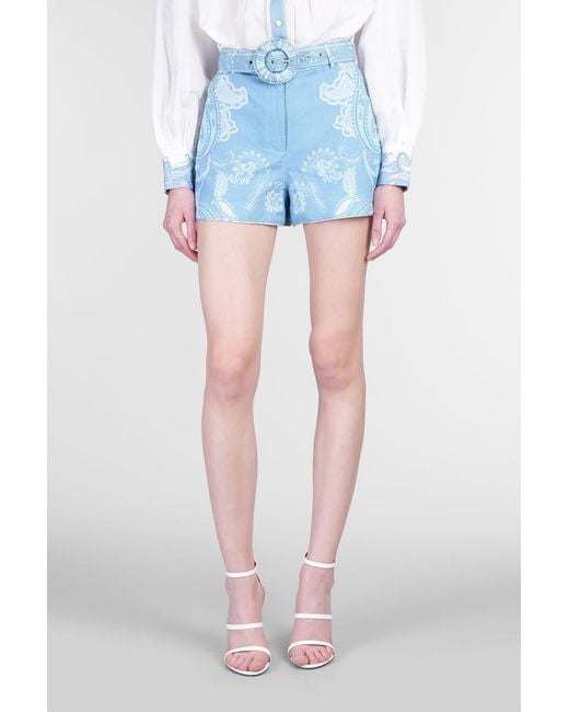 Hemant & Nandita Blue Shorts