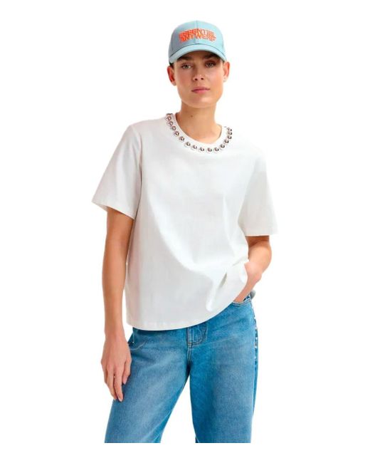 Essentiel Antwerp White Intenso Ivory T-shirt