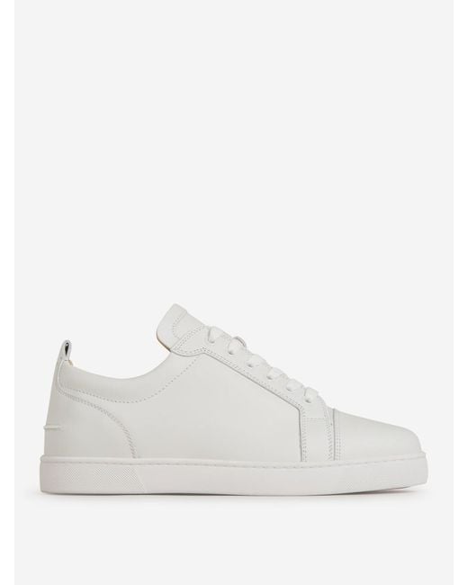 Christian Louboutin White Louis Junior Leather Trainers for men