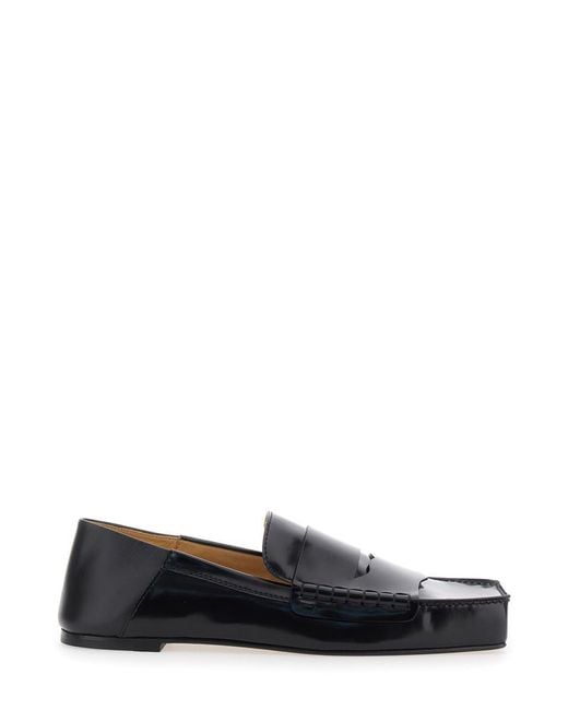 Jacquemus White 'Les Carré' Loafers With Square Toe for men