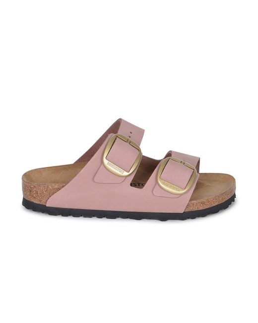 Birkenstock Pink 'Arizona Big Buckle' Slippers