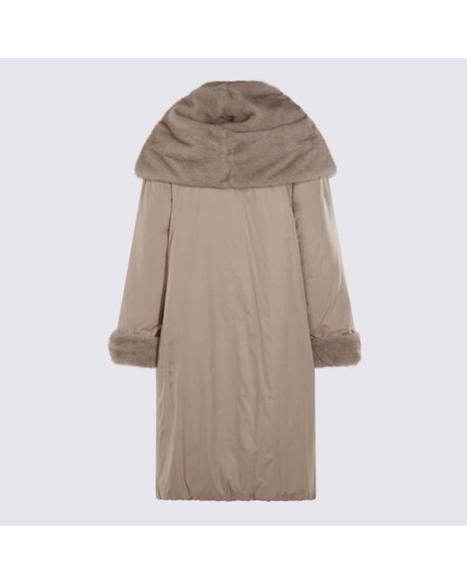 Antonelli Brown Grey Gavi Down Jacket