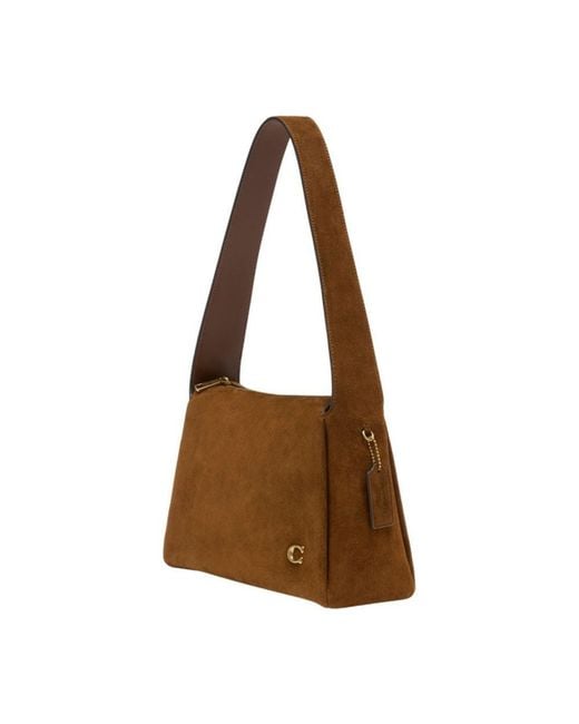 COACH Brown Lola Shoulder Bag