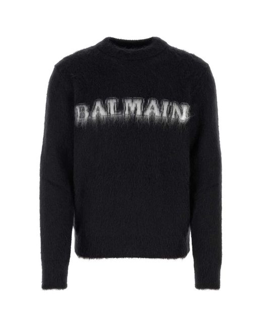 Balmain Black Knitwear for men
