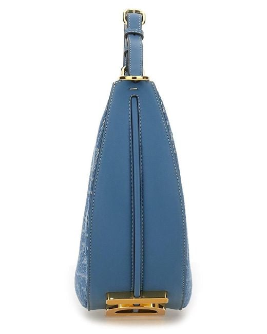 Fendi Blue Graphy Bag Small