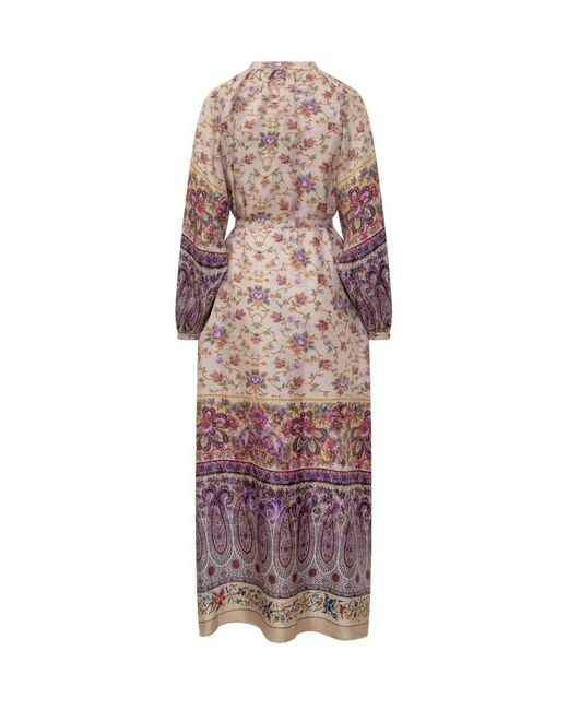 ワンピース PIERRE LOUIS MASCIA Women Dresses ALOES AB12448 514916 Beige Pierre-louis Mascia Aloe Midi Dress In Beige | ModeSens
