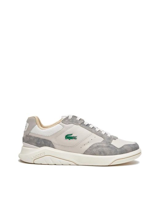 Lacoste White Game Advance Luxe Sneakers for men
