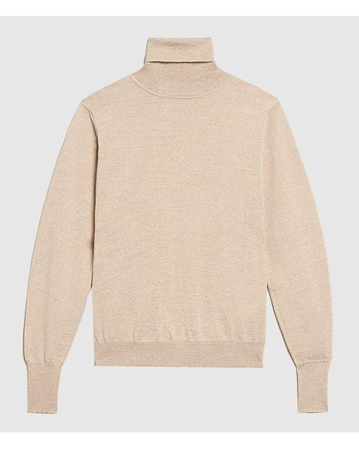 Golden Goose Deluxe Brand Multicolor Distressed Roll-Neck Virgin Wool Jumper