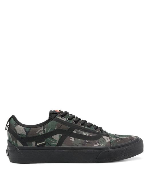 Vans Black Camouflage-print Low-top Sneakers for men