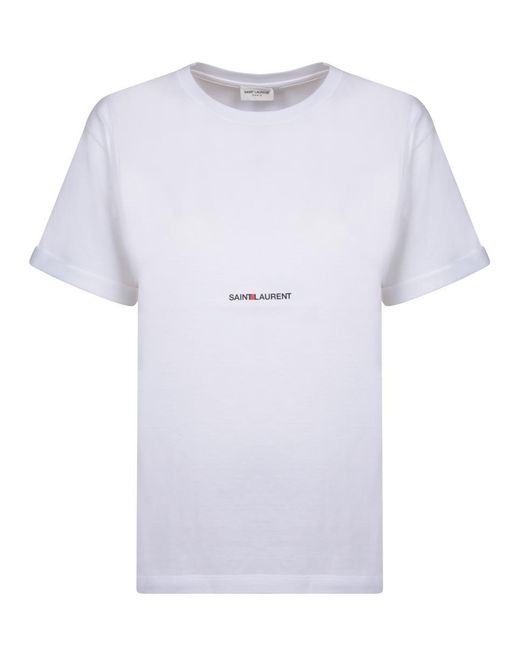 Saint Laurent White T-Shirts