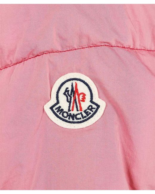 Moncler Pink Paviot Hooded Short Down Jacket for men