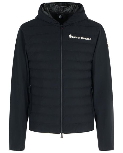 Moncler Black Polyamide Blend Jacket for men