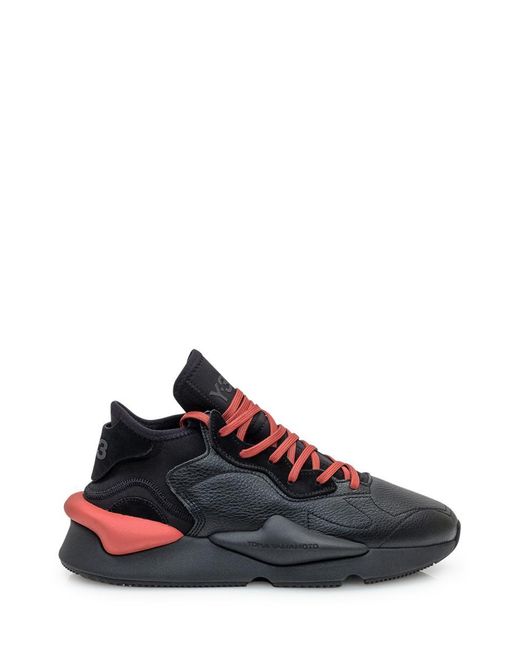 Y-3 Black Y-3 Sneakers With Details for men
