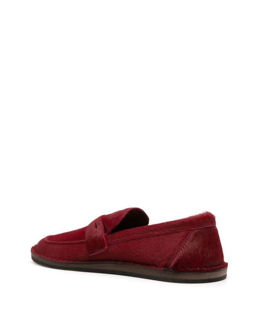 The Row Red Loafers